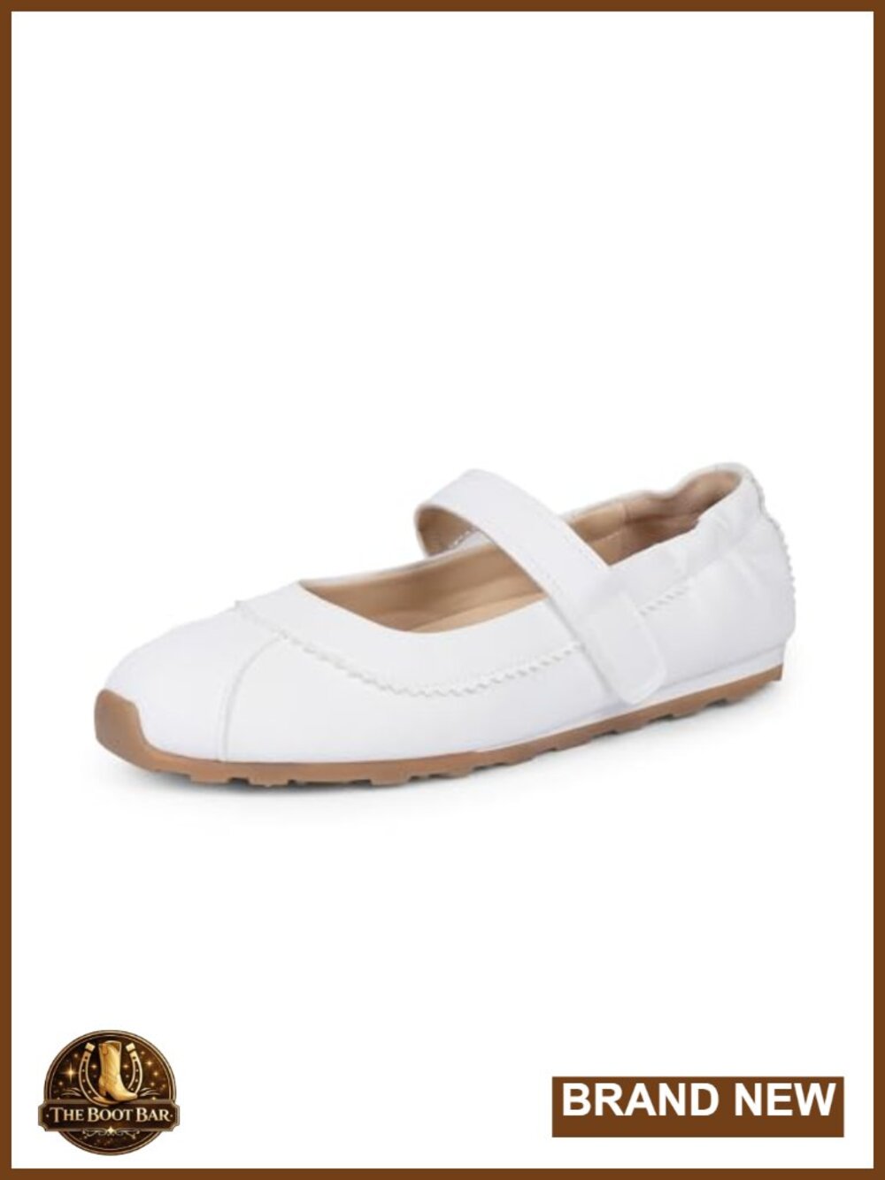 Mary Jane Ballet Flats Faux Leather Dressy Casual Walking Shoes
